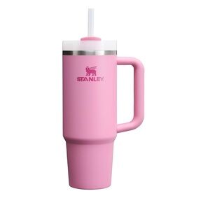 STANLEY Quencher H2.0 Tumbler with Handle and Straw 30 oz (Color: Peony)